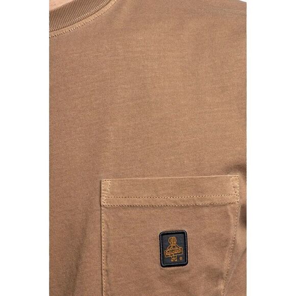 Refrigiwear Brown Cotton Men's T-Shirt - Picture 4 of 4